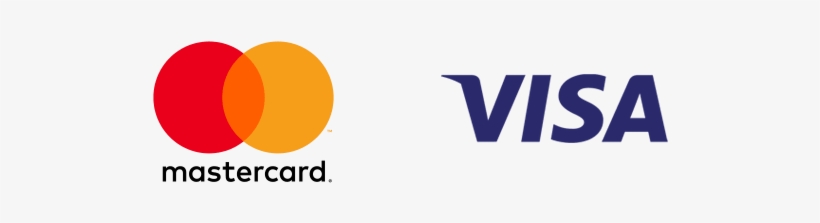 Visa and MasterCard logos